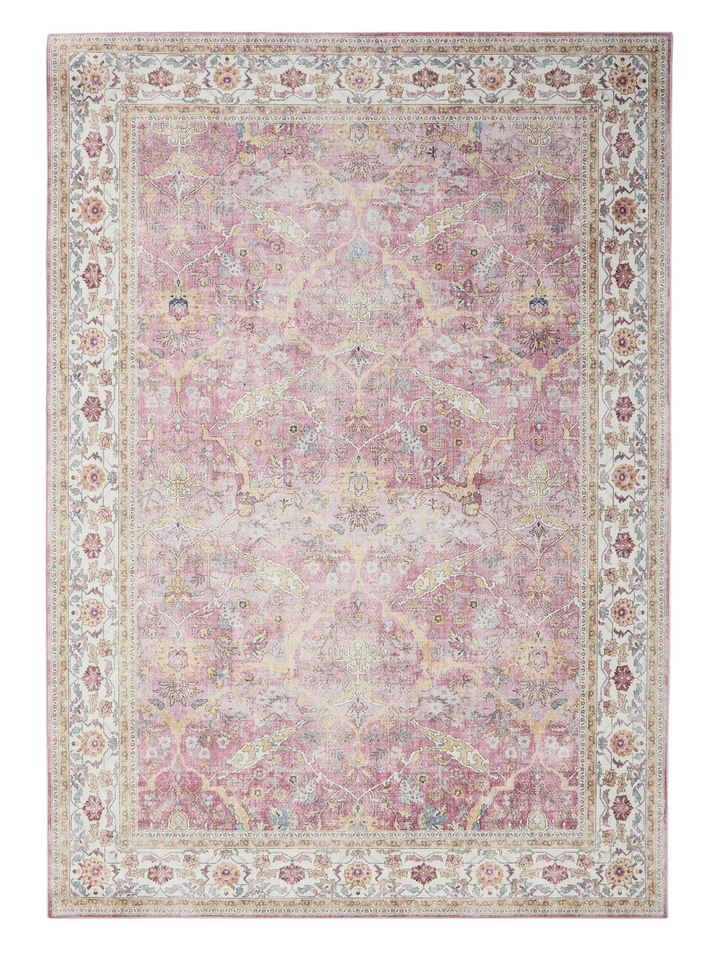 Tapis Persan Linh Rose noué