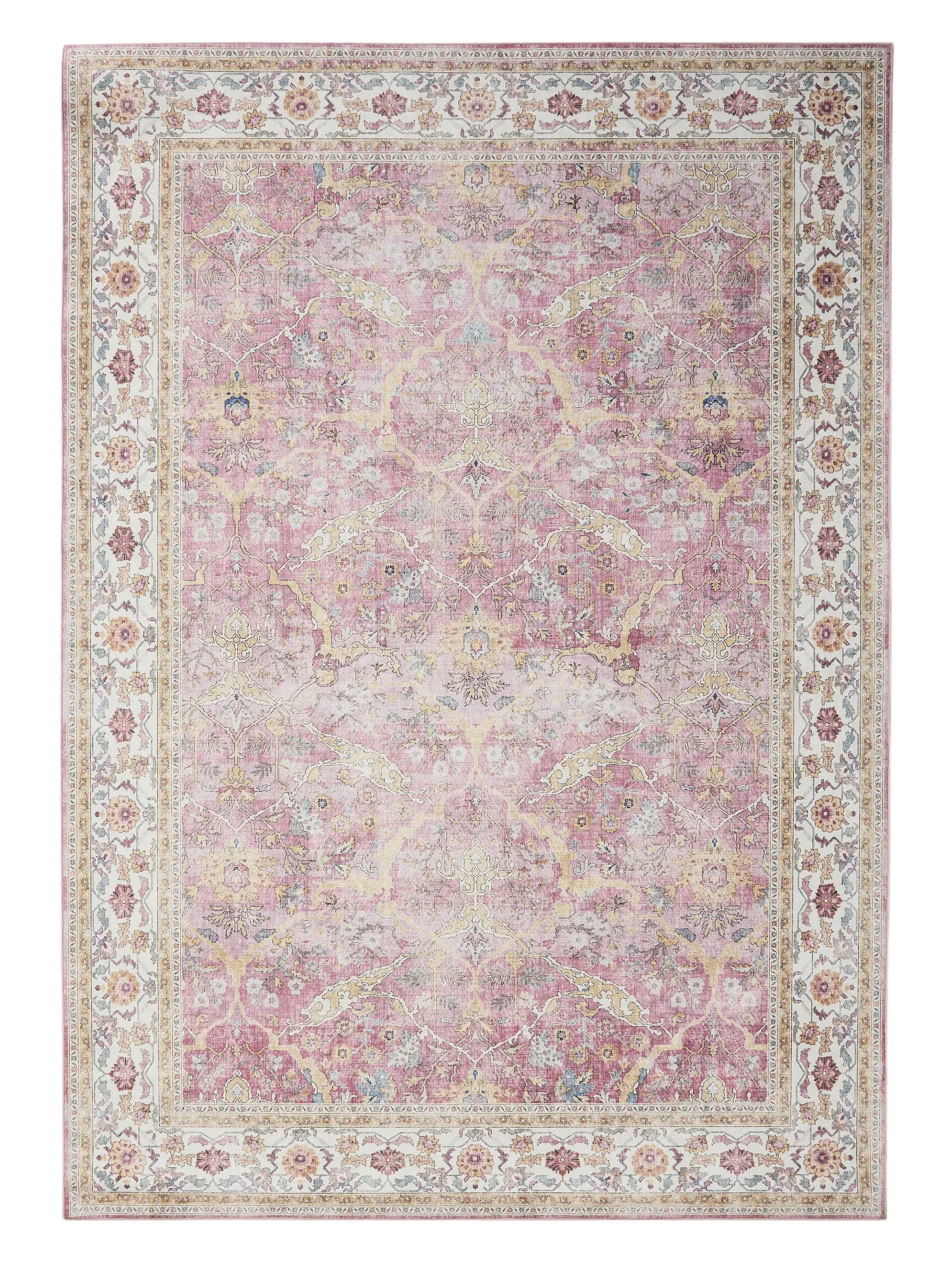 Tapis Persan Linh Rose noué